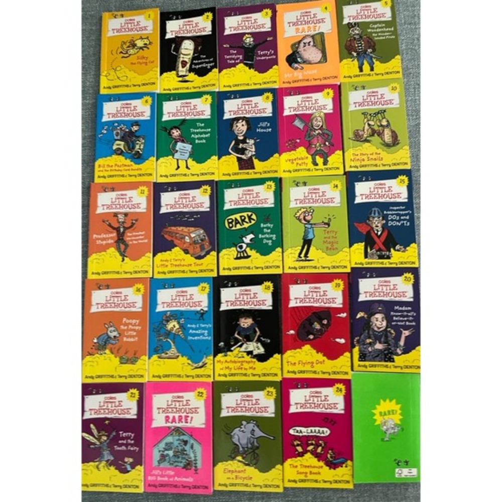 Coles Australia Little Treehouse Books Full Set 1-24 &‎ Rare #9 Mini Books 3.5"